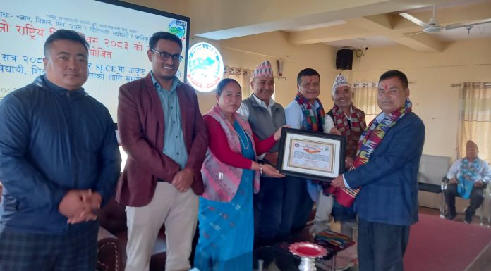 बगनासकालीले ग¥यो उत्कृष्ट विद्यार्थी, शिक्षक र विद्यालयलाई सम्मान